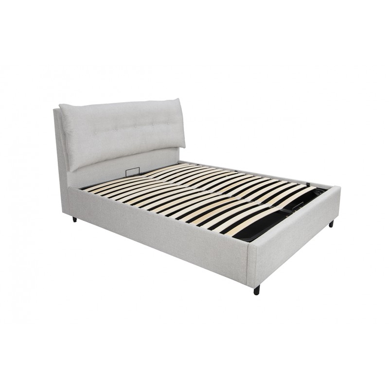 VL Avery Ottoman 4ft6 Double Bed Silver